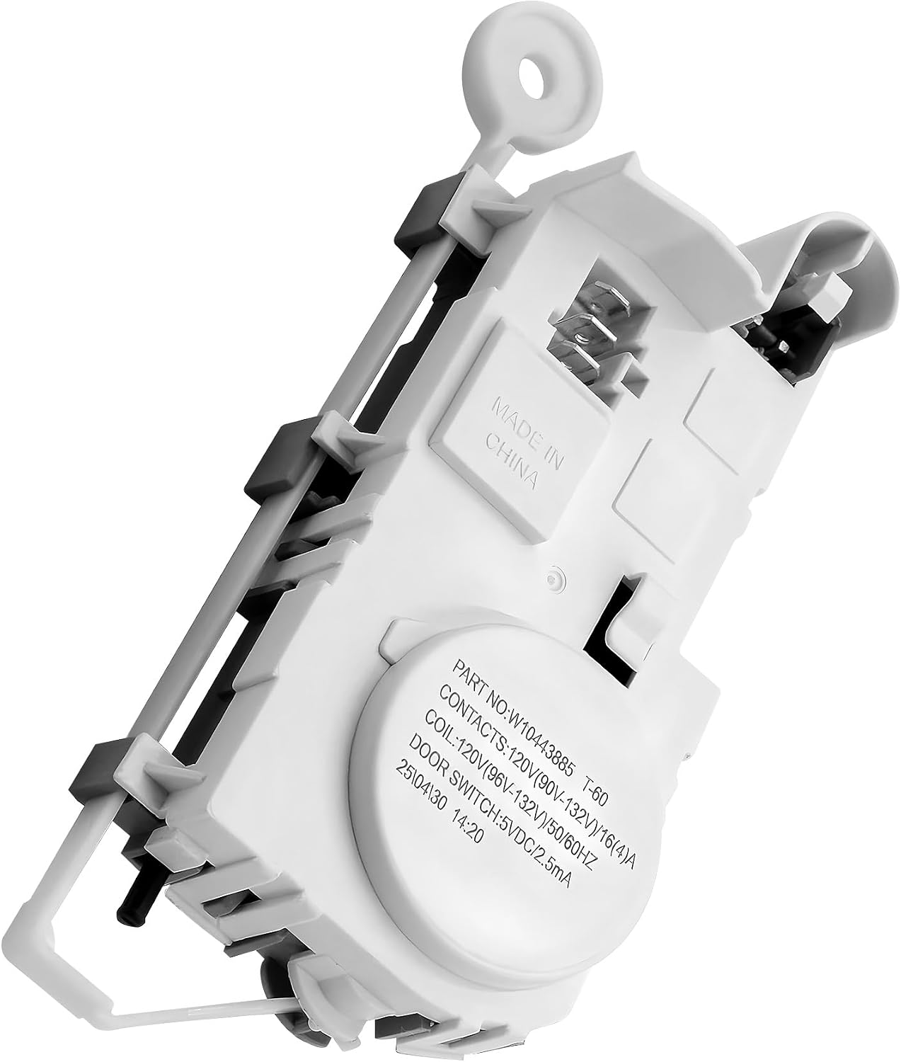 WPW10443885 Washer Door Lock Latch Fit for Whirlpool Maytag W10443885 | WPW10443885 Washer Door Lock Latch Replace 3020352 AP6021486 PS11754810 EAP11754810, Fit for MHW5100DW0 WFW92HEFC0 MHW3505FW1