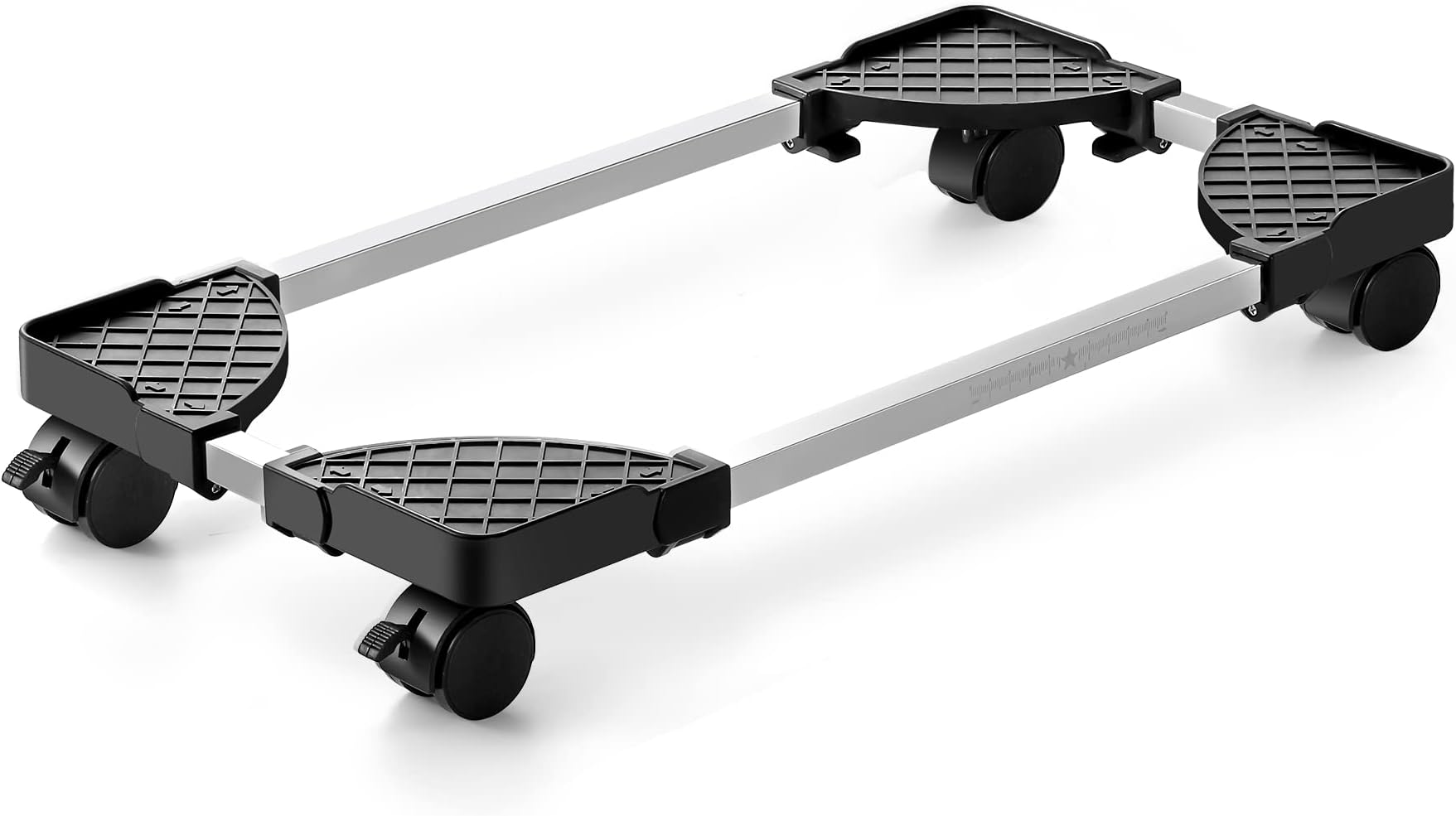 Updated Version Computer Tower Stand, Adjustable PC Tower Stand Holder with Rolling Caster Wheels, Premium Mobile CPU Stand for Floor Carpet Gaming PC Case