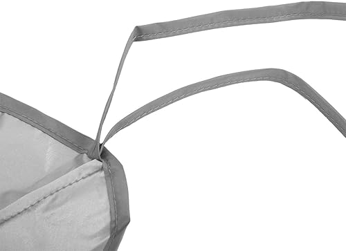 Miniatura 3 de Cojín de repuesto para silla de 3 asientos, impermeable, de repuesto, para columpio, funda para columpio, para patio, jardín, patio (gris)