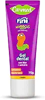Carmed Fini Minhocas Gel Dental com Flúor Sabor Maçã Verde 70g