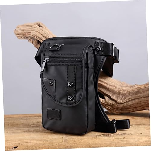 Miniatura 6 de HAPINARY Bolsa de pecho para hombre, bolsa de pierna para hombre, riñonera de moda, bolsa de pierna portátil, paquete de cintura multifuncional,