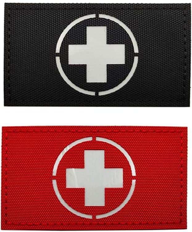 MED EMS Paramedic Combat Medic EMT - Patch Morale Tactique Brodée Avec Attache Velcro