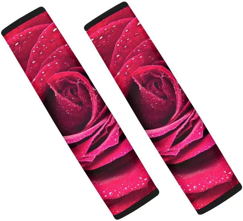 Dellukee Auto Seat Belt Cover Shoulder Seatbelt Pad for Adults Youth Kids Toddlers Car Truck SUV Airplane Car Seat Belt Pads Backpack Straps 2 PCS Leopard
