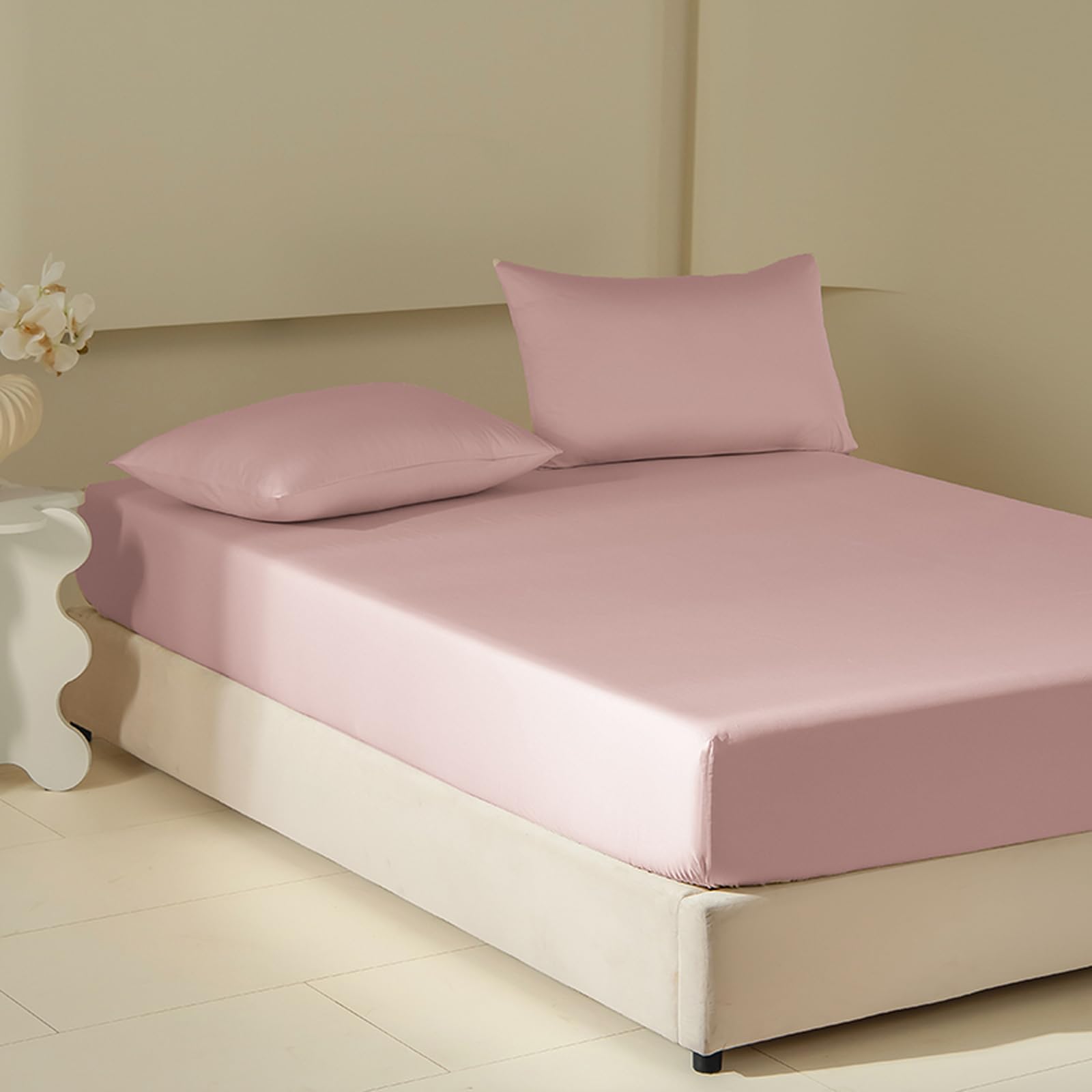 Drap Housse 180x200 Cotton Lit Super King