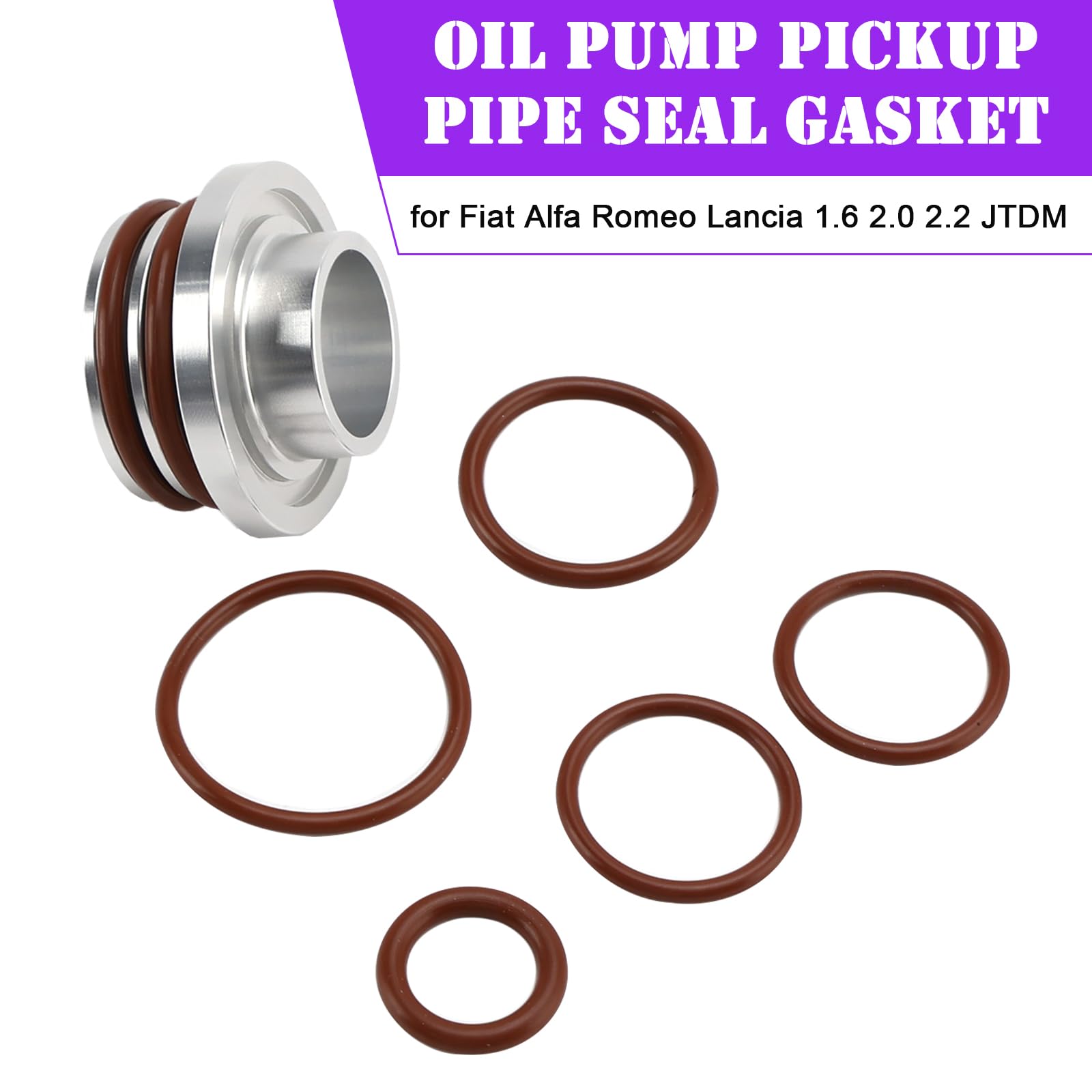 MAD HORNETS Oil Pump Pickup Pipe Seal Gasket Kit Fiat 500X 500L Bravo Alfa Romeo Lancia 1.6 2.0 2.2 JTDM Multijet Diesel