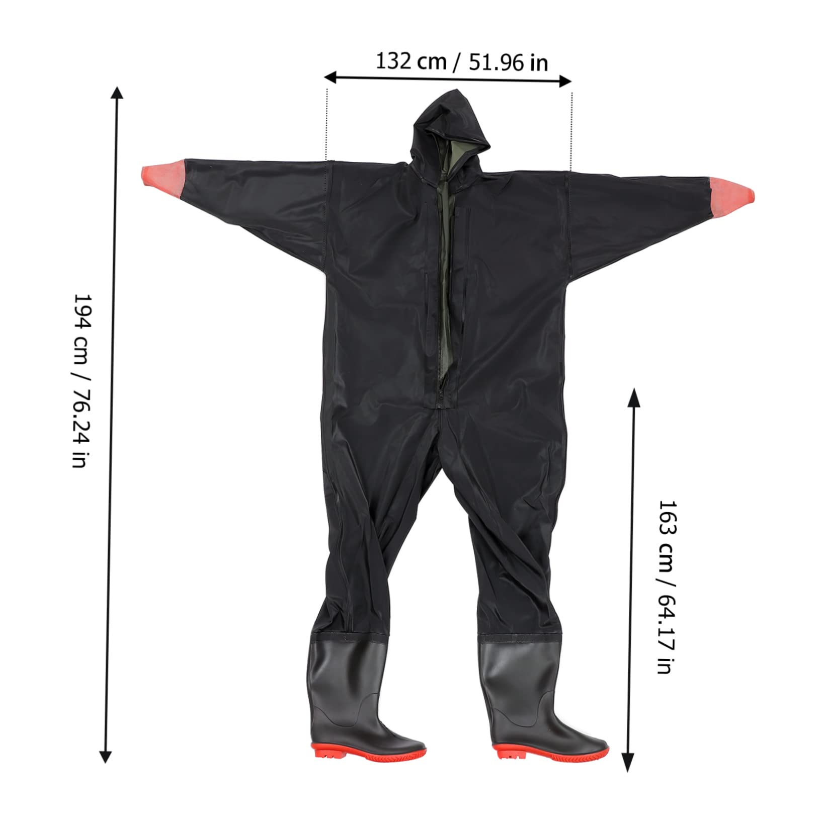 YARNOW Trajes De Vadeo para Hombres y Mujeres Impermeables para Exteriores Buceo Pesca Pantalones De Vadeo Trajes De Pesca Vadeo Trajes De Pesca Vadeadores De Pesca Botas