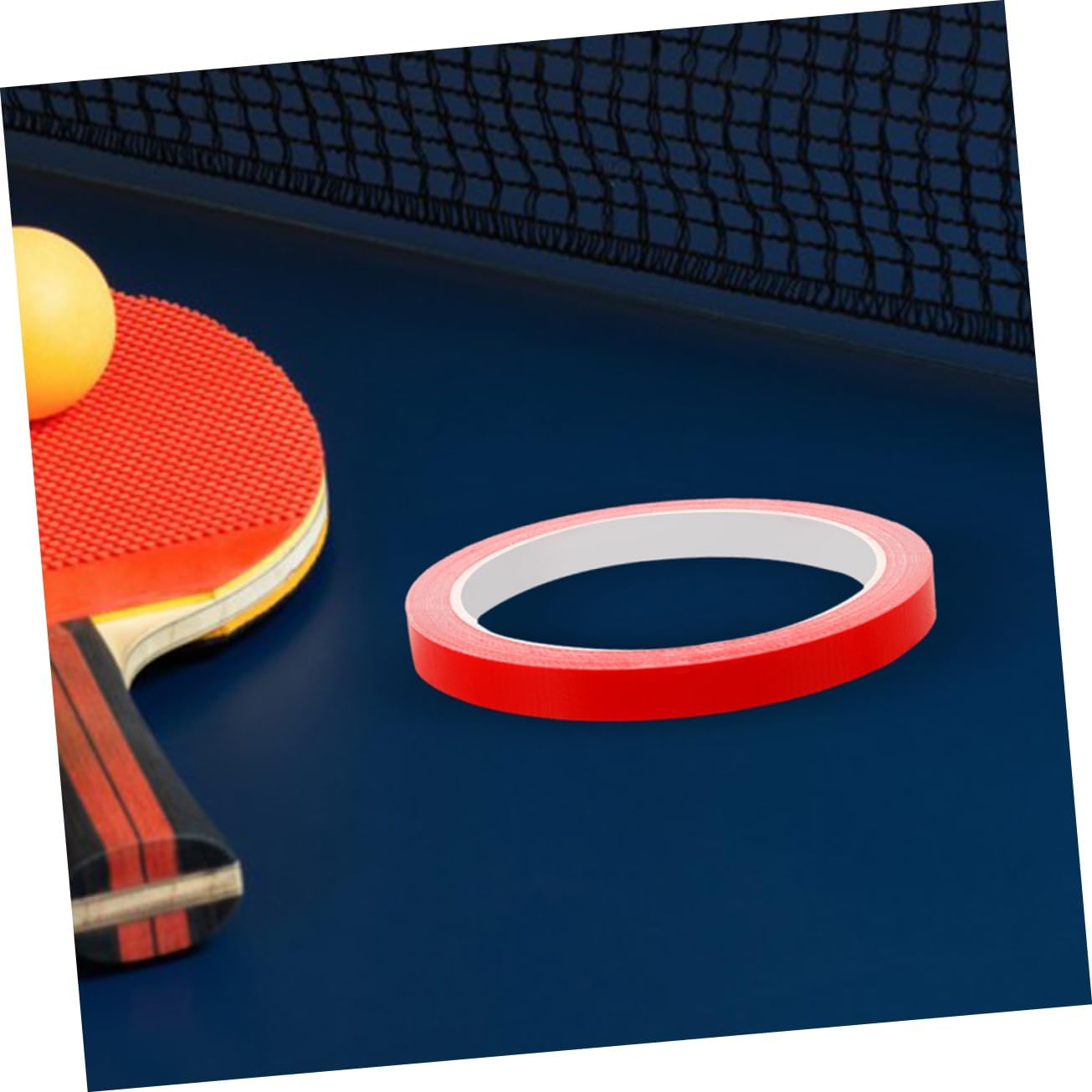 UPKOCH 1Roll Table Tennis Racket Guard Tape Durable Cloth Adhesive Edge Protector Damage Prevention for Paddles Easy to Use Racket Accessory