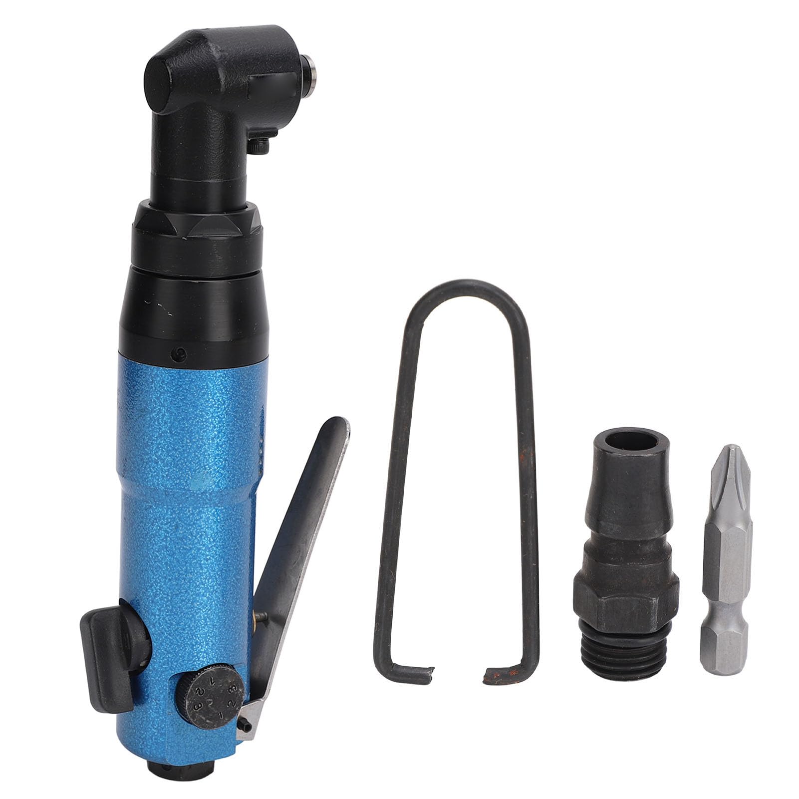 Avvitatore pneumatico a mano, avvitatore ad aria a angolo retto con struttura in acciaio legato da 9000 giri/min, utensile pneumatico compatto senza fili per vetro, ceramica e