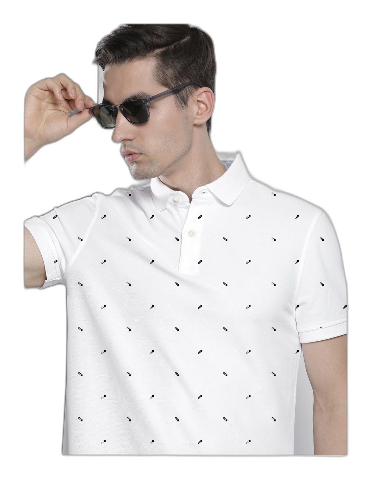 SZN Printed Men Polo Neck White T-Shirt (FSZN1001-White_M)_PT-picture-42