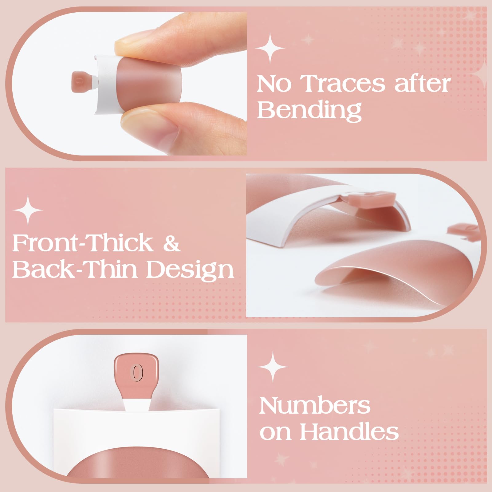 Kiiwah 150pcs French Tip Toe Nails, 15 Sizes Short Sharp Square Toe Nails False, Artificial Stick on Toenails - Image 3