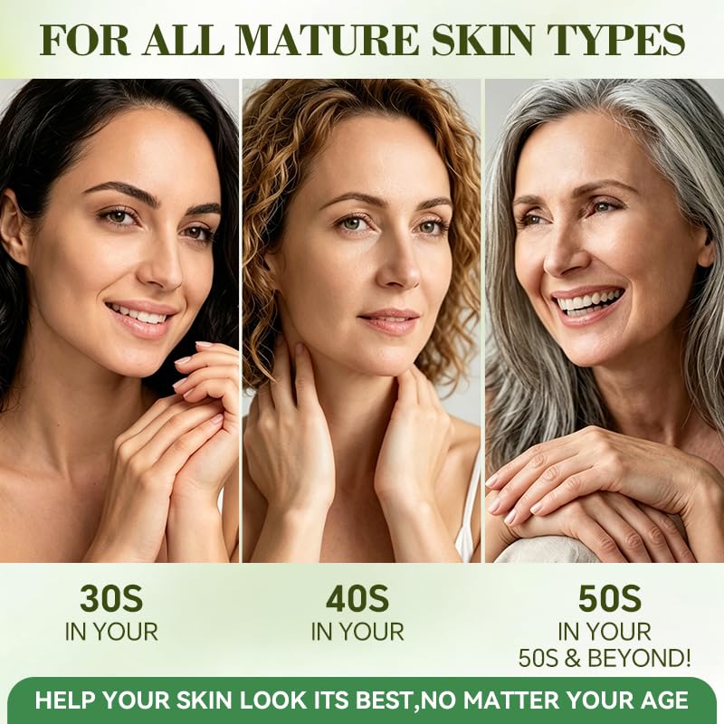 Retinol Cream, Anti-Aging Face Moisturizer, Anti-Wrinkle, Smooth Fine Lines, Hydrating, Collagen, Hyaluronic Acid, Day and Night Skin Care, Suitable for Face and Neck -Made in USA-1.7 fl oz