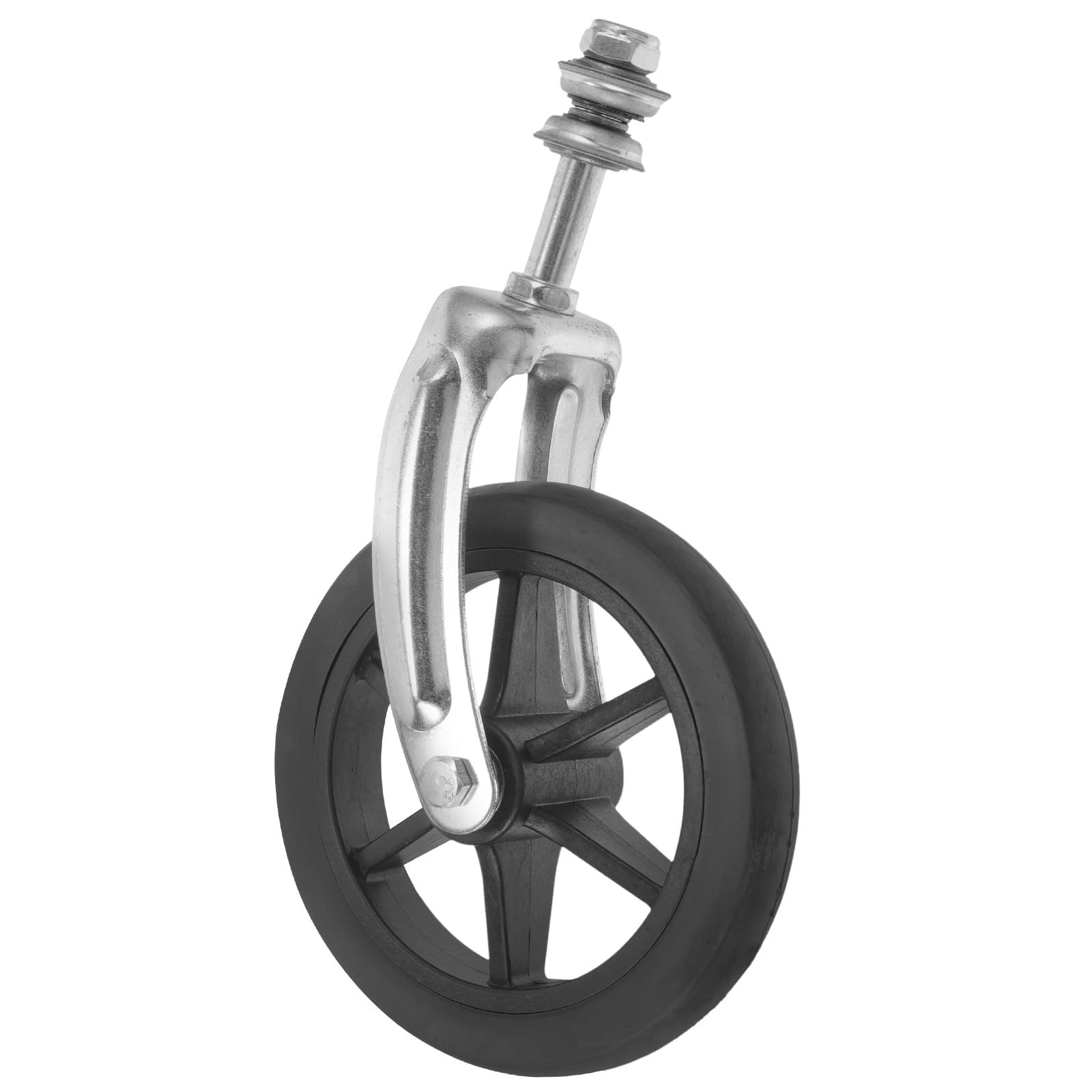 DOITOOL Ruedas Silla de Ruedas con Soporte de Horquilla y Rodamientos de Acero para Conducir Silla con Delanteras Accesorio Resistente y Duradero