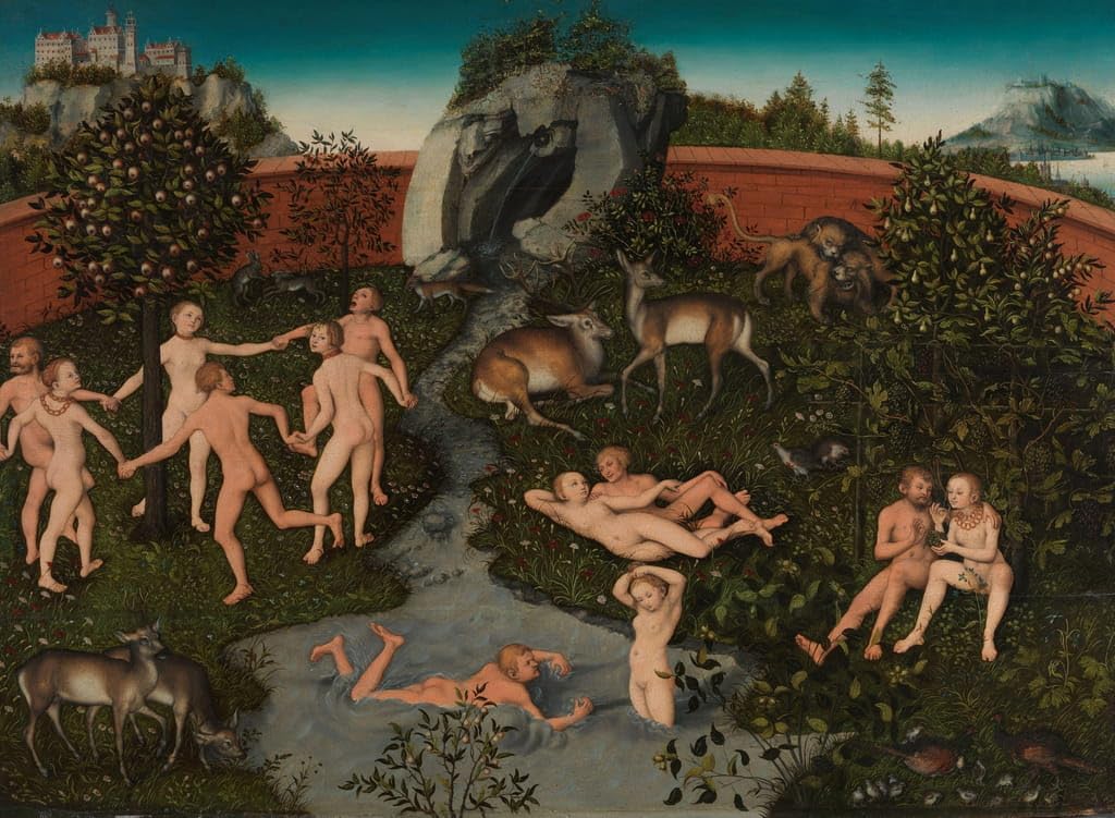 Image sur toile Lucas Cranach l'âge d'or affiche impression d'art grand format