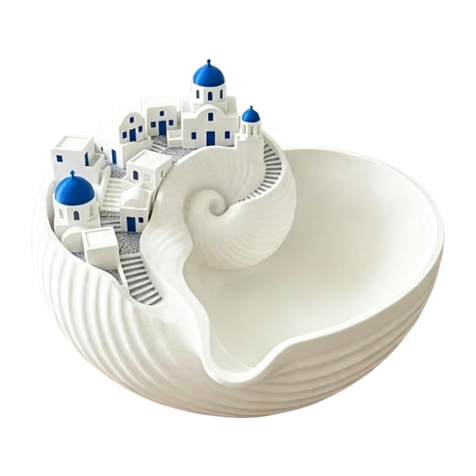 Zxfdsfdbnm Polylactic Acid Seashells Tray 3D Printed Island Styles Decorative Catchall for Coin and Small Home Items Dishes