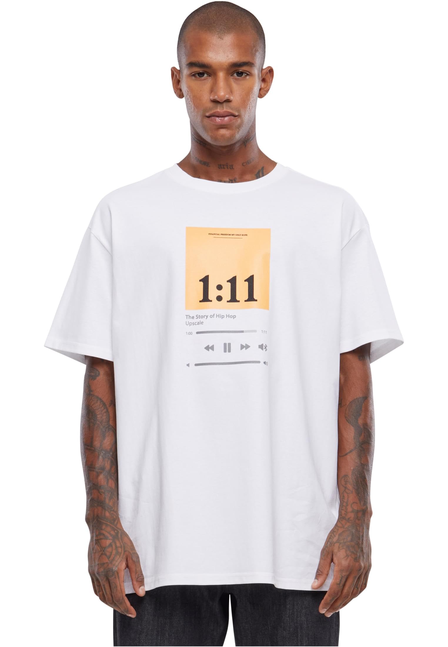 Mister Tee Men's T-Shirt, White, M
