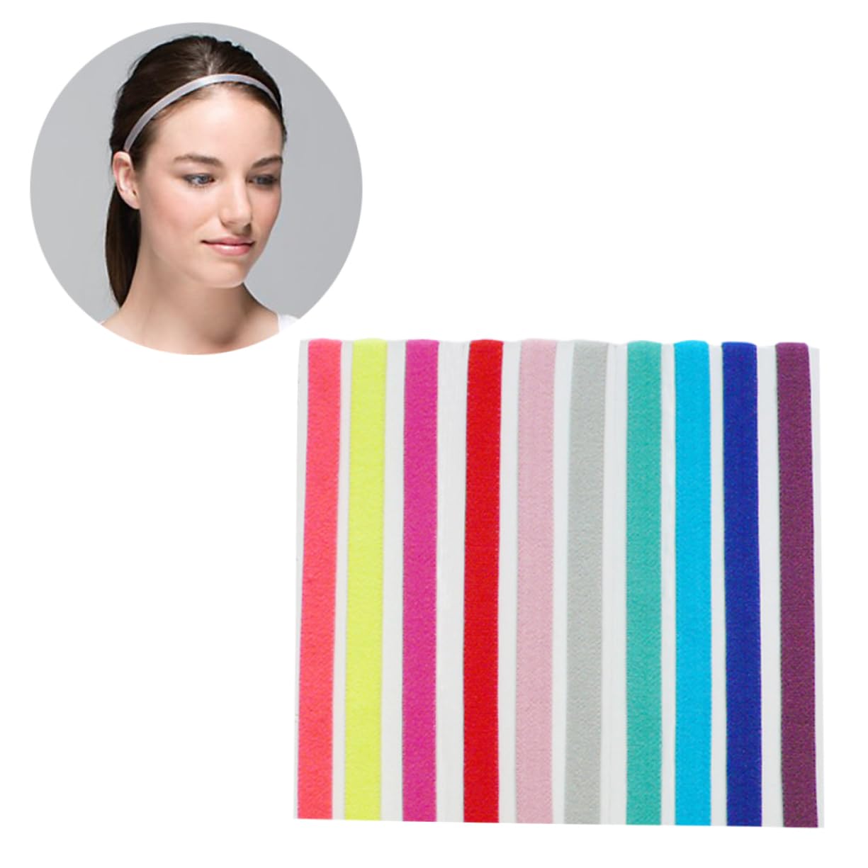 30 Pezzi Fascia A Prova Di Sudore Scrunchie Bandana Fascia Yoga Fascia Porta Freccette Fascia Sportiva Fascette Elastiche Per Calcio Fascia Sportiva Fasce Per Cavo