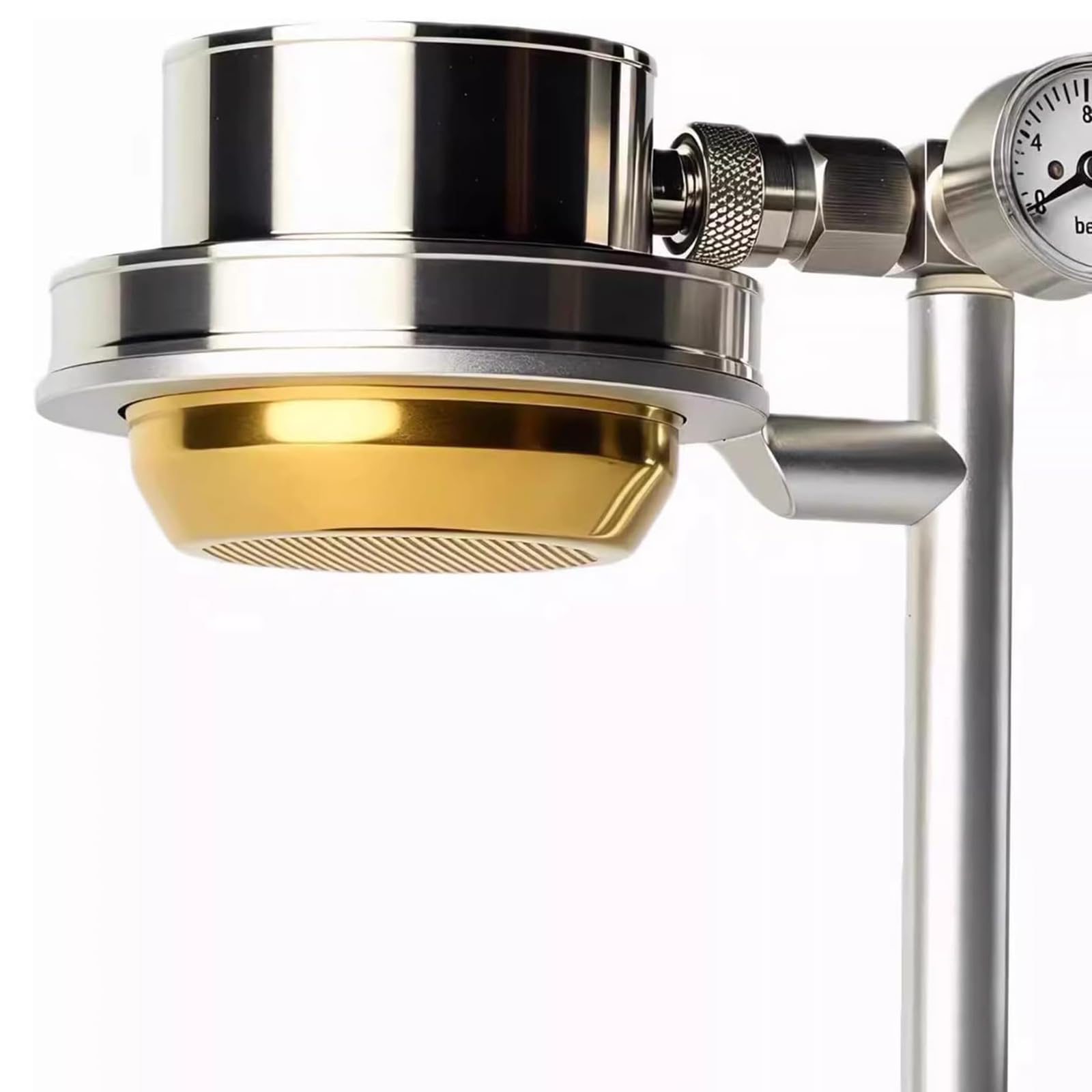 Ekspres do kawy espresso – 58 mm ekspres do kawy ze stali nierdzewnej z 9 barami szybkiego ekstrakcji, manometrem i zaworem nadmiarowym do domu, na kemping, w podróży