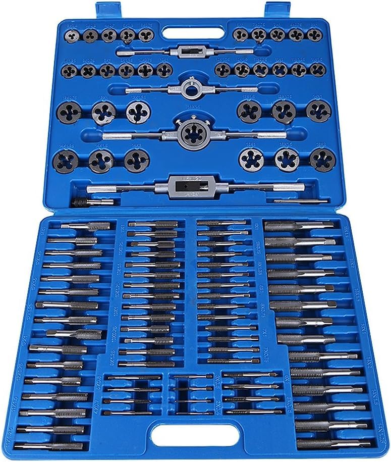 Tarauds à écrou à vis 110 pièces pour tarauder et fileter le métal en atelier