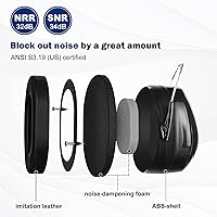 Vista 7 de ProCase Paquete de orejeras de seguridad para niños con protección auditiva, protectores de oídos