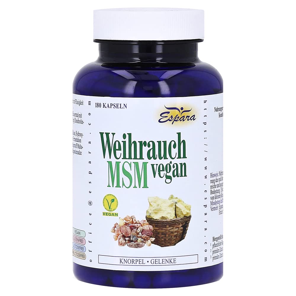 WEIHRAUCH MSM vegan Kapseln 180 St