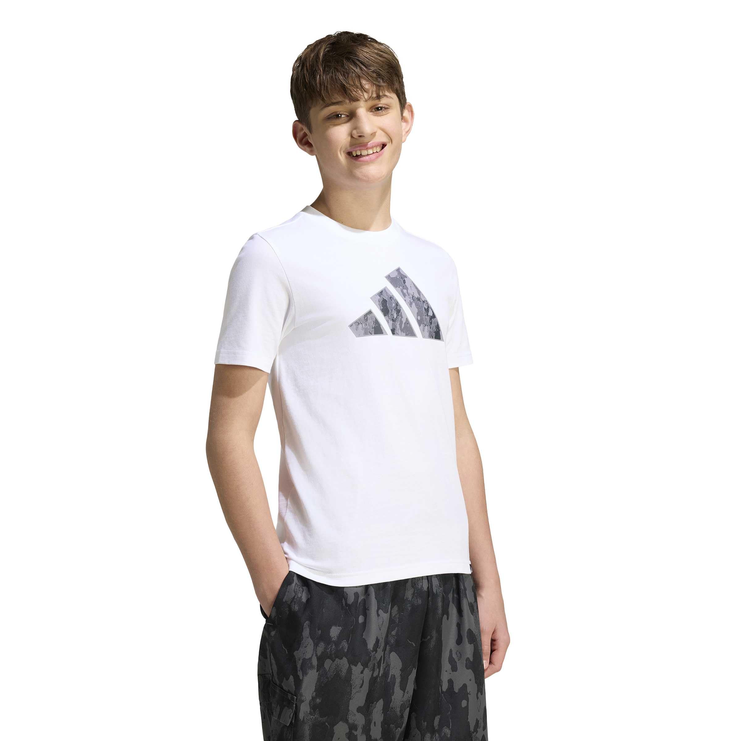 adidas Camo Graphic Junior Manga Corta Unisex niños (Pack de 1)