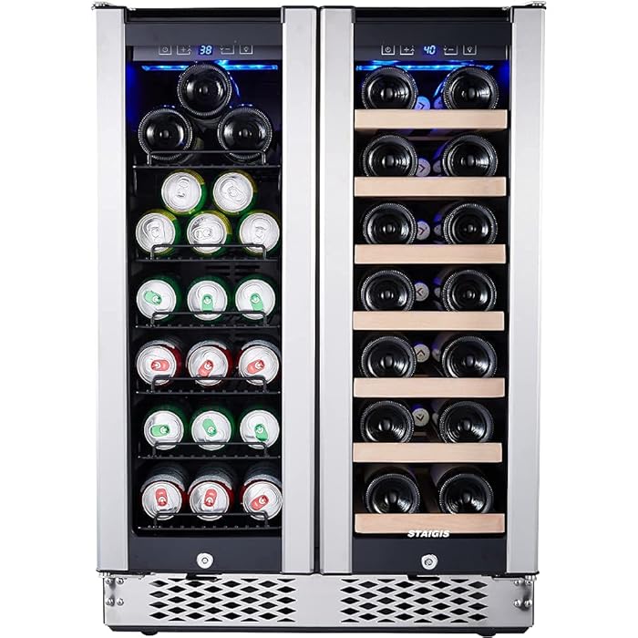 Buy STAIGIS Wine and Beverage Refrigerator, 24 inch Built in Wine