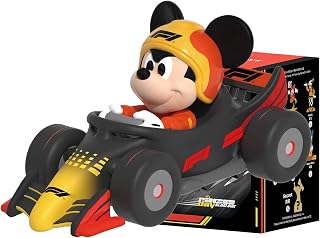 52TOYS BLINDBOX Disney Mickey & Friends「ディズニー ミッキー＆フレンズ」F1® Race Day「F1® レースデー」シリーズ ブラインドボックス コレクションフィギュア ミッキーマウス ミニーマウス ドナルドダック F1公式ライセンス Disney正規品 デスク飾り おもちゃ コレクター・誕生日・クリスマスプレゼントに最適(BOX購入)