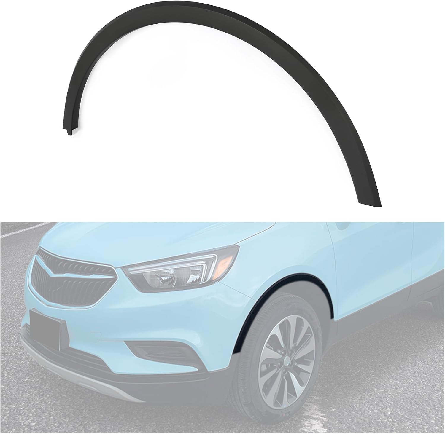 HECASA Wheel Arch Trim Compatible with 20132022 Buick