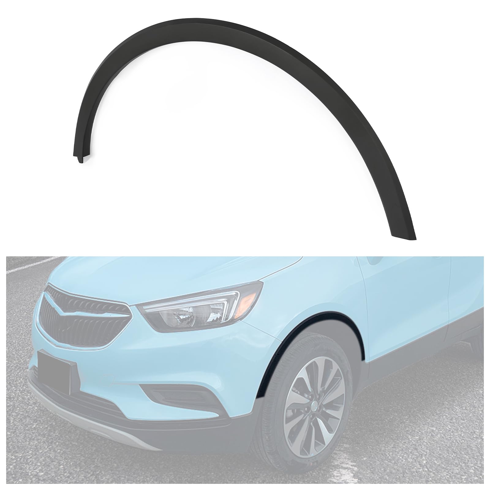HECASA Wheel Arch Trim Compatible with 2013-2022 Buick Encore