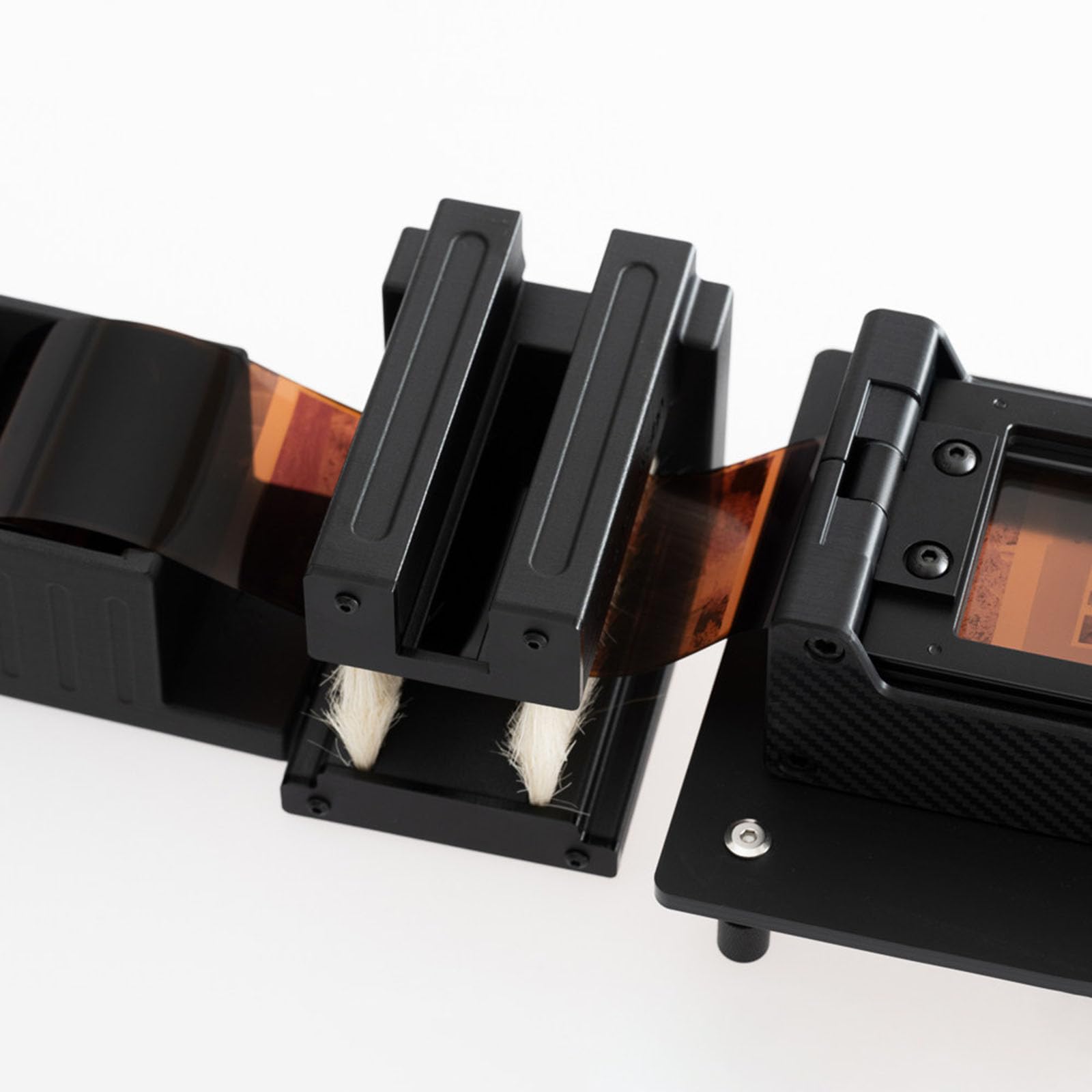 Colector de polvo de película eléctrica, kit de limpieza de película antiestática con cepillo, fácil desmontaje, bajo consumo de energía, ideal para limpieza de habitaciones oscuras y películas