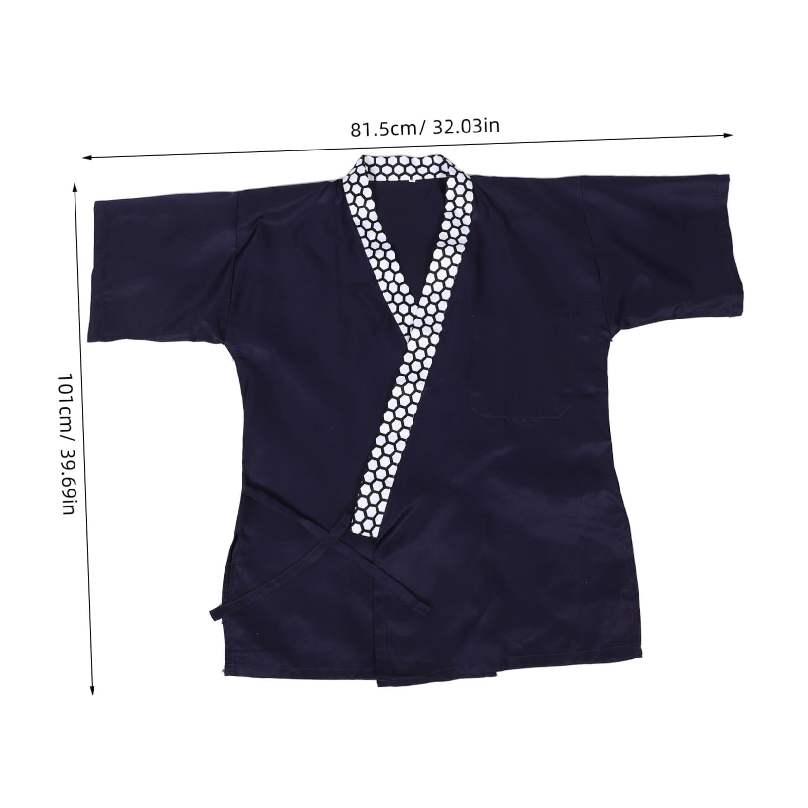 Didiseaon Ropa de Trabajo de Chef japonés Abrigo de Sushi Restaurante Kimono Chaqueta de Cocinero para Hombre Abrigo de Cocinero Abrigos de Chef para Hombres Mangas de Chef Fibra de Bambu