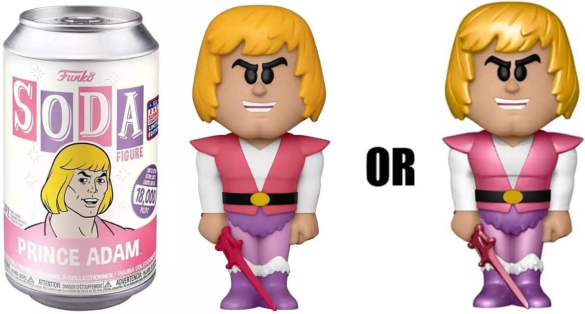 funkoSoda Vinyl Prince Adam Figure Masters of The Universe FunKon 2021 Exclusive