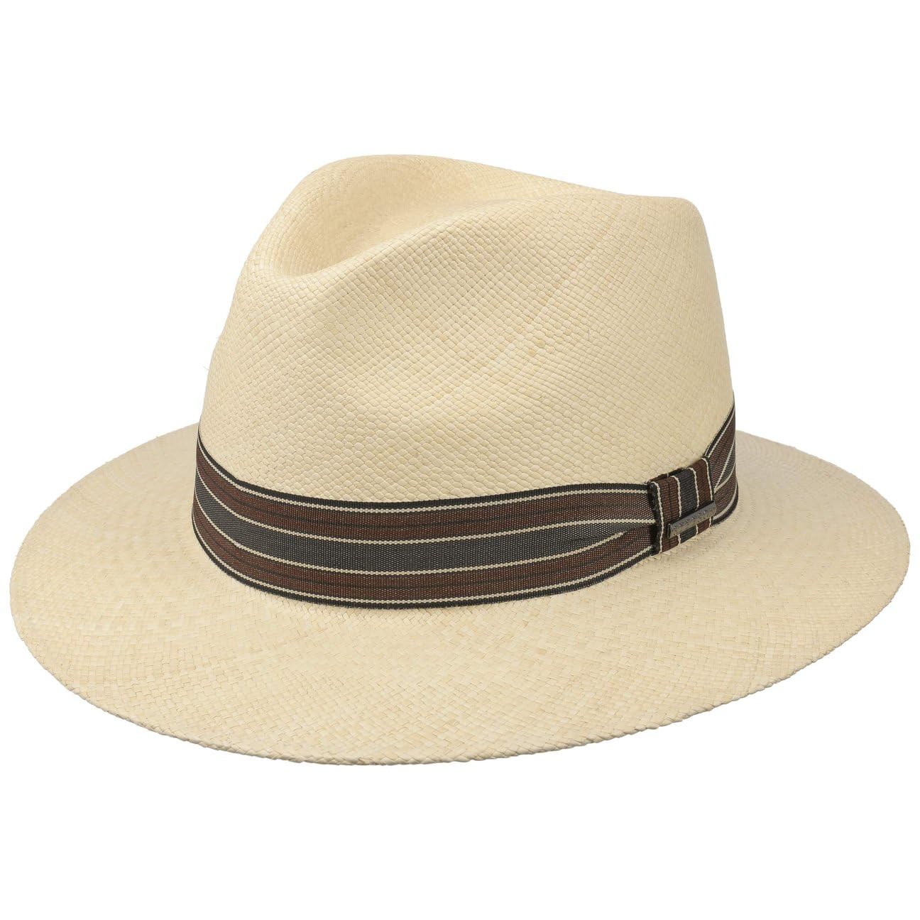 Stetson Durmand Sombrero Fedora Bogart Proteccion UV 40 Paja Panama Hombre Primavera Verano