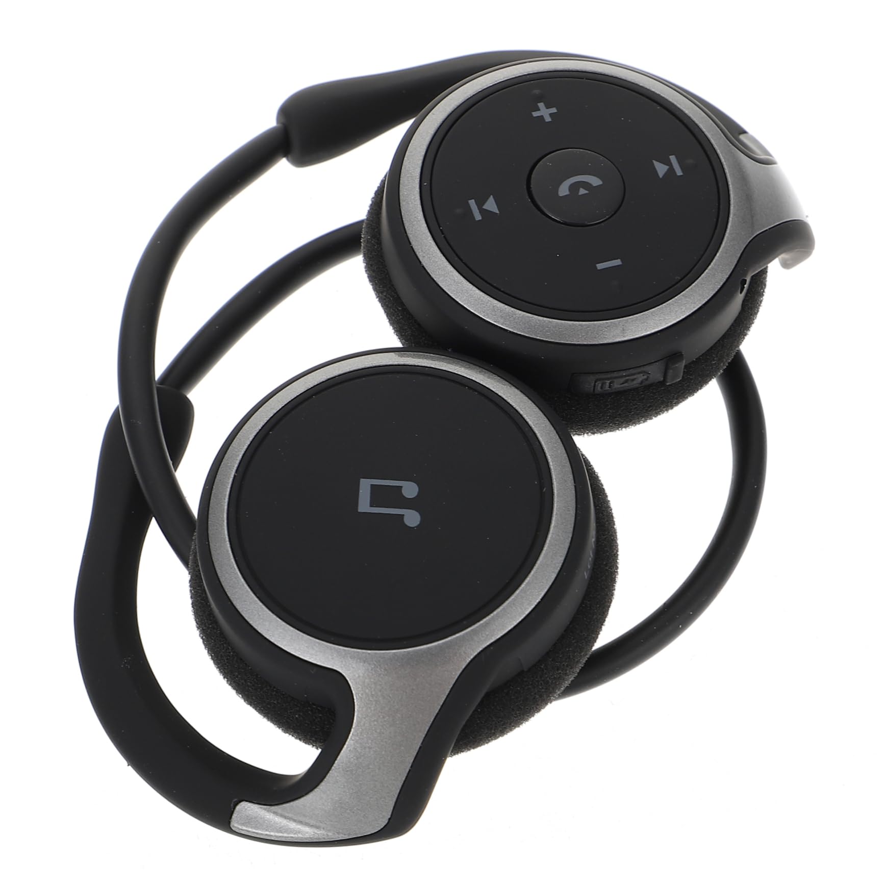 NUOBESTY Auricolare Wireless Sportivo Gancio per Orecchio, Leggero e Comodo Occhiali, per Palestra e Backpacking, Nero, Versione 4.1