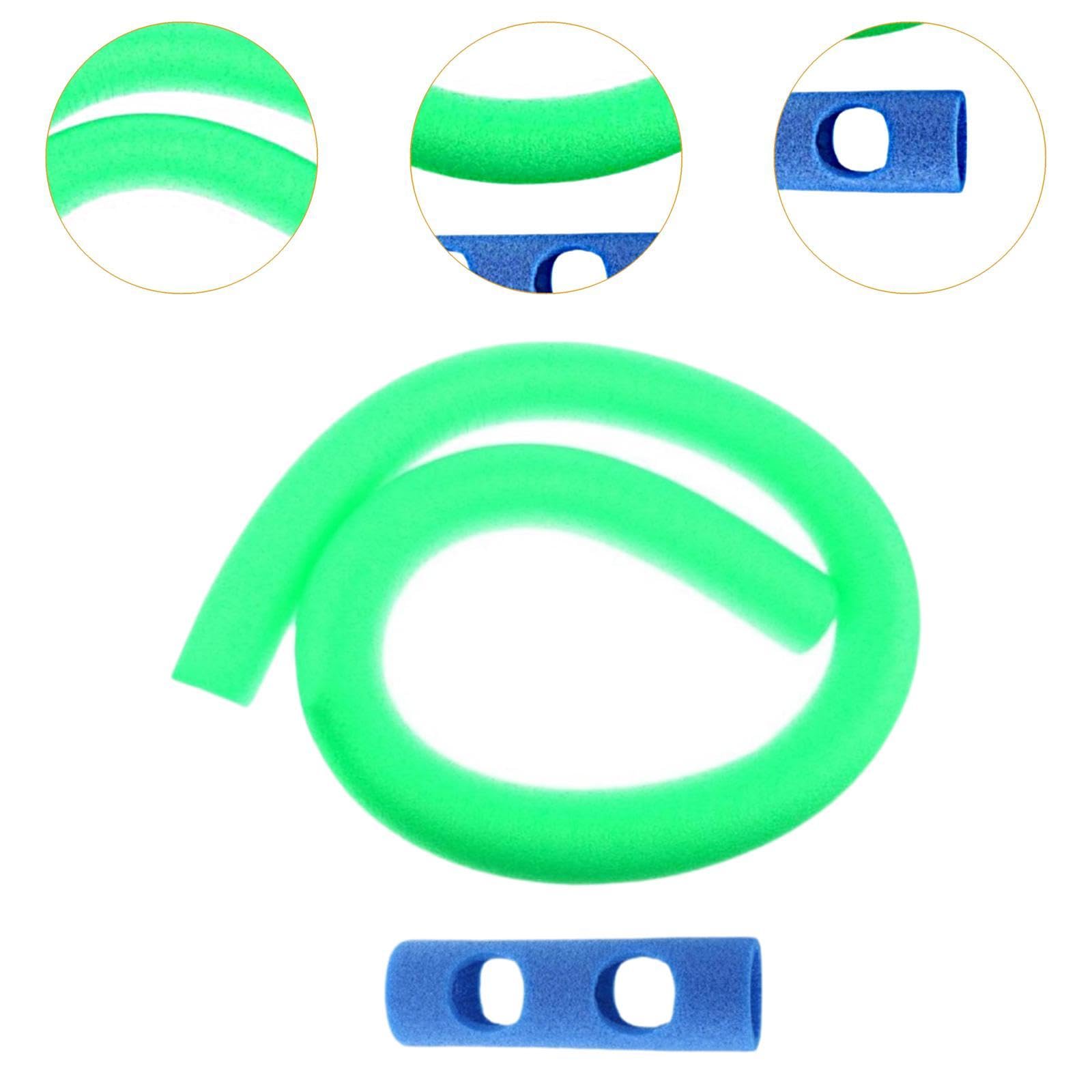 Bastoncini Galleggianti per Piscina, Giocattolo Acquatico Leggero E Flessibile, Riutilizzabile con Connettore per Bastoncini Galleggianti per Piscina, Verde Blu
