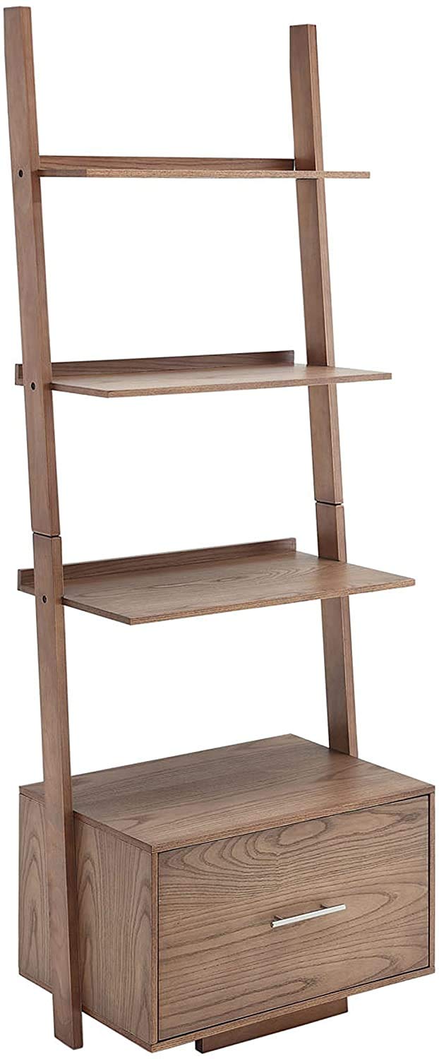 Slanted Shelves Bookcase Decor For You