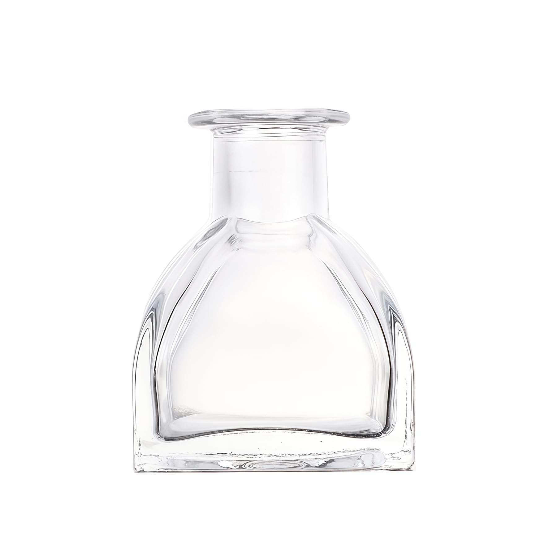 erioctry 150ml/5oz Empty Glass Diffuser Bottles - Clear Glass Refillable Pot for Essential Oils Fragrance DIY Crafts