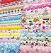 levylisa 200 PCS 4'' x 4''100% Precut Cotton Fabric Bundles DIY Sewing Quarters Bundle Fabric Quilting Vintage Sheet Supply