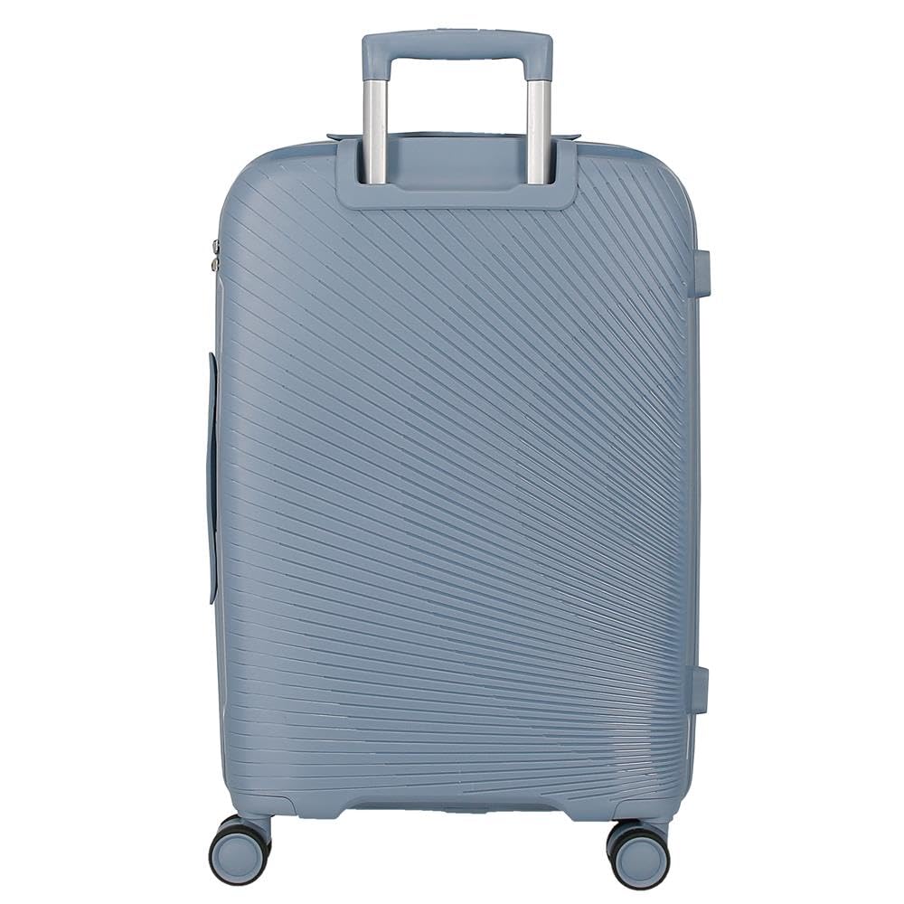 Roll Road Orbit Walizka Duża Niebieski 48x75x28 cm Twardy 4 kg Zacisk TSA Polipropylen 4 kg 88,8L, Niebieski, Talla única, Duża walizka