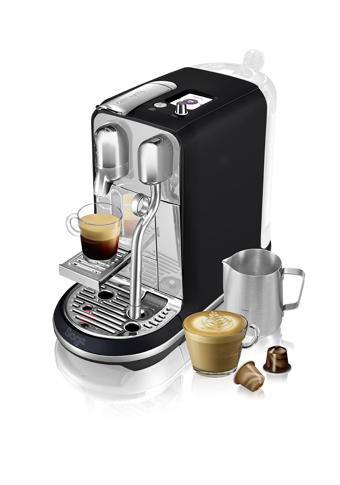 Sage Appliances SNE800BSS4EGE1 Macchina per espresso The Creatista Plus Con display TFT nero opaco