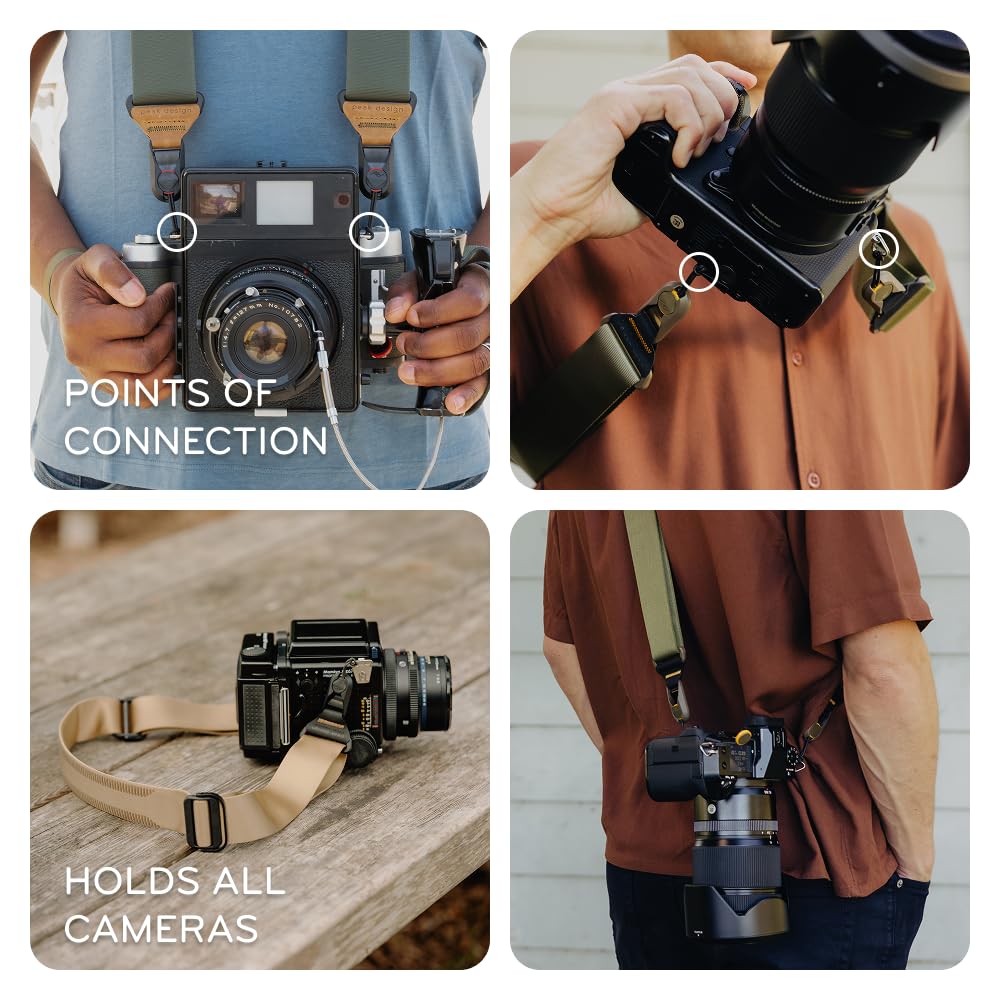 Peak Design Slide Camera Strap, Eclipse, Configurable as a Sling, Neck or Shoulder Strap, Quick Release and Connection - Image 4
