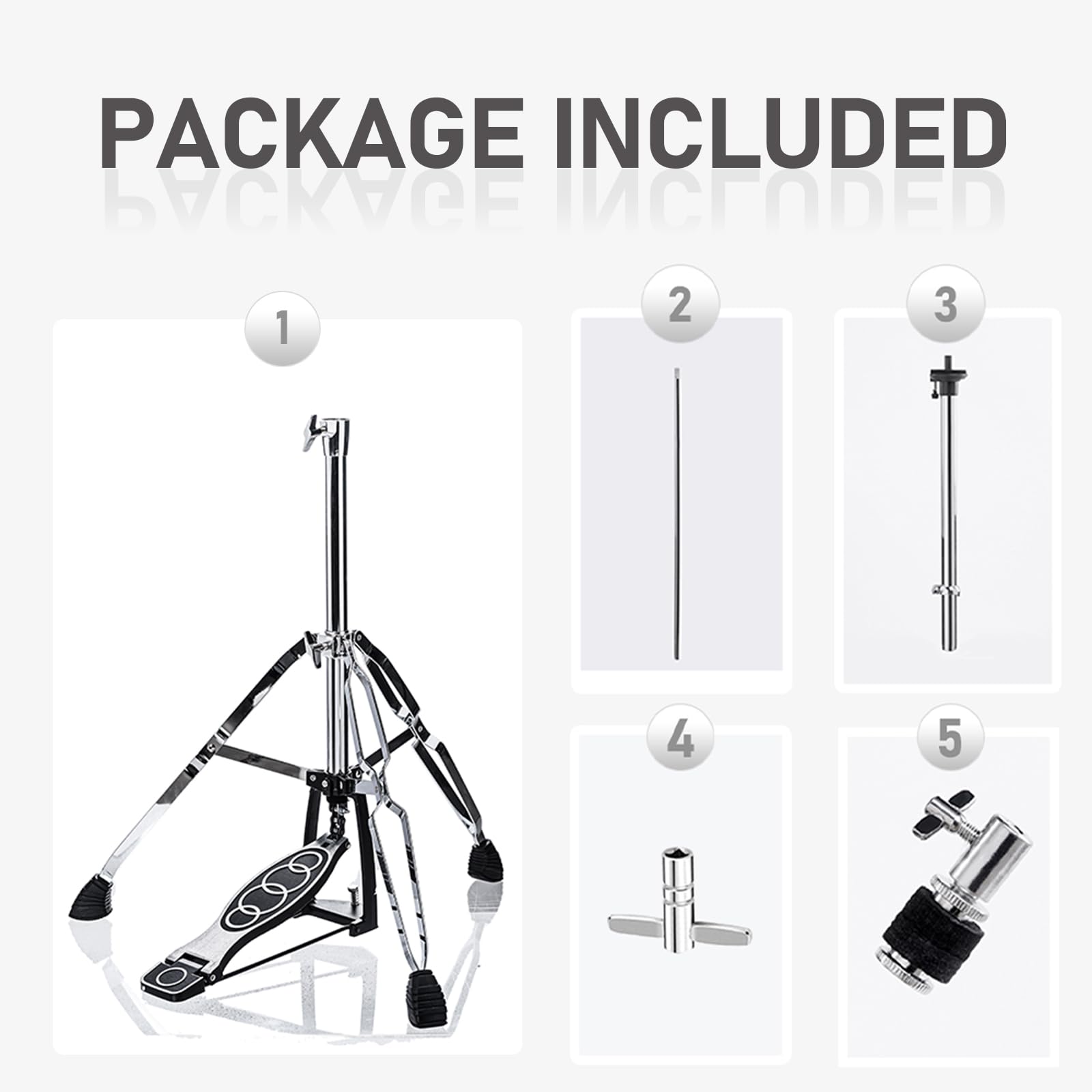Supporto per charleston, supporto per Hi-Hat, Hi hat stand (V-CC-YQ06)
