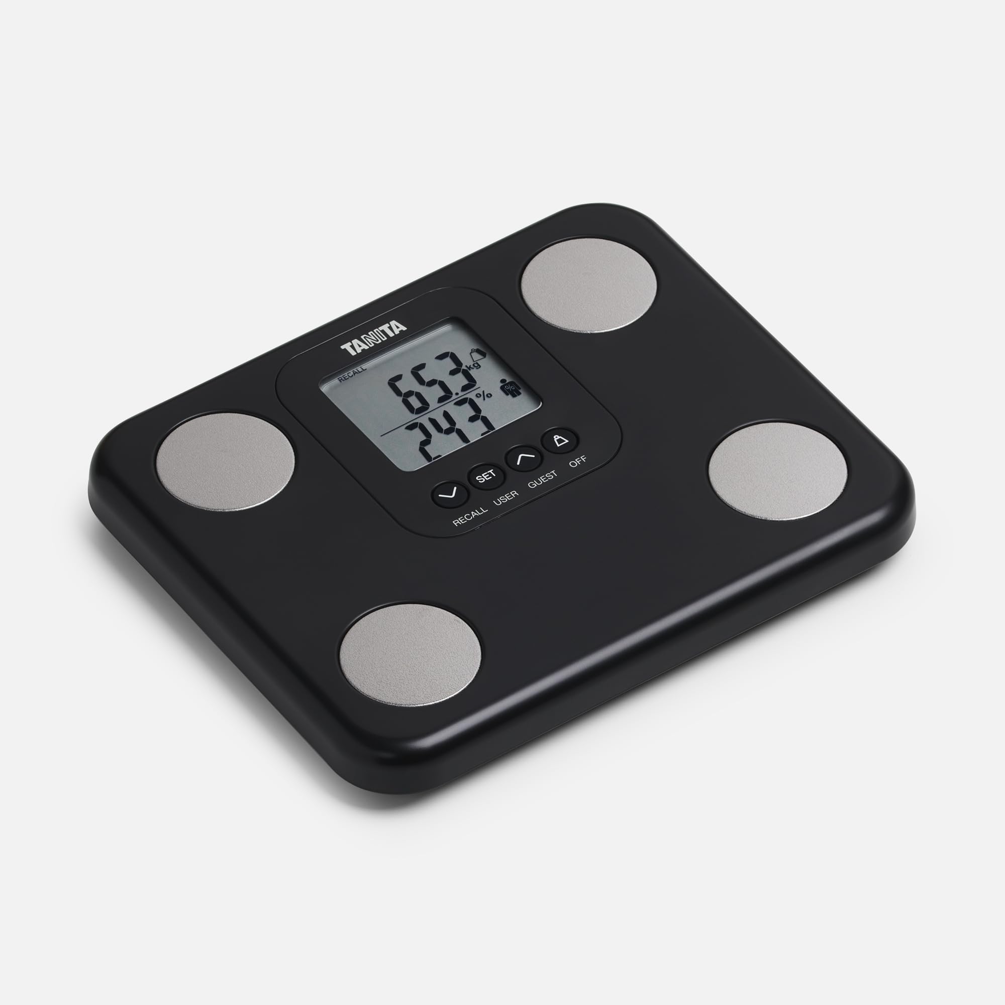 Tanita BC-730 Kompaktowa waga analizy składu ciała, LCD, 9 pomiarów, czarna