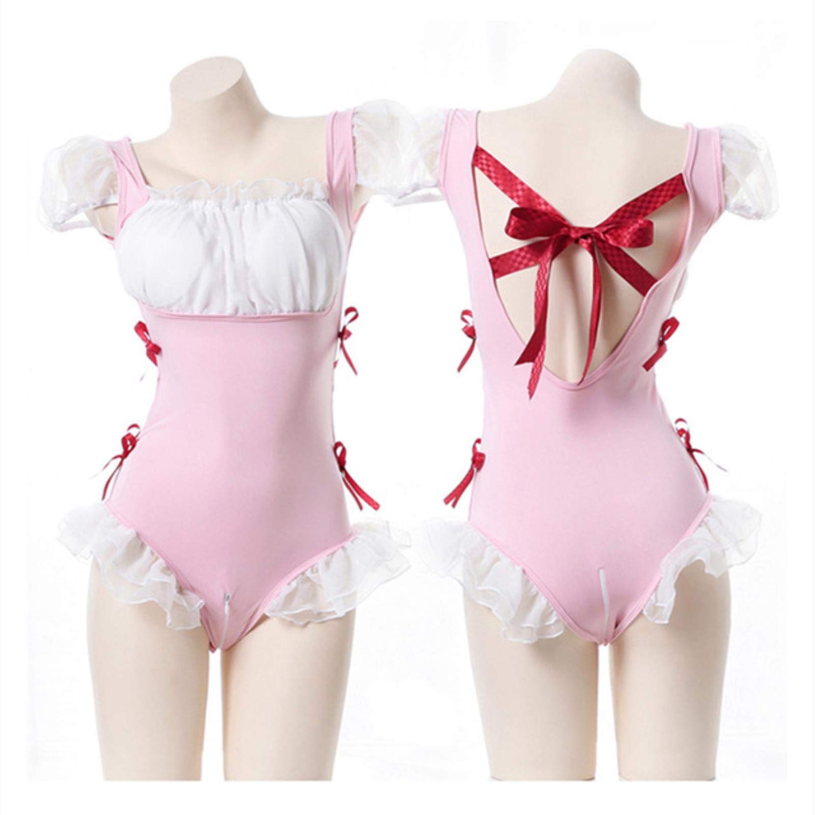 Hot Koop Lolita Cosplay Anime Sexy Kostuums Perspectief Lingerie Ondergoed  Meid Klassieke Erotische Kant Outfit SM Porno Pak Vrouwen : Amazon.nl:  Kleding, schoenen & sieraden