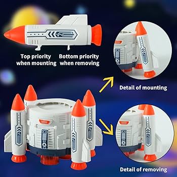 Amazon.com: Wbzle Concentration, Focus, Space Toys Rocket