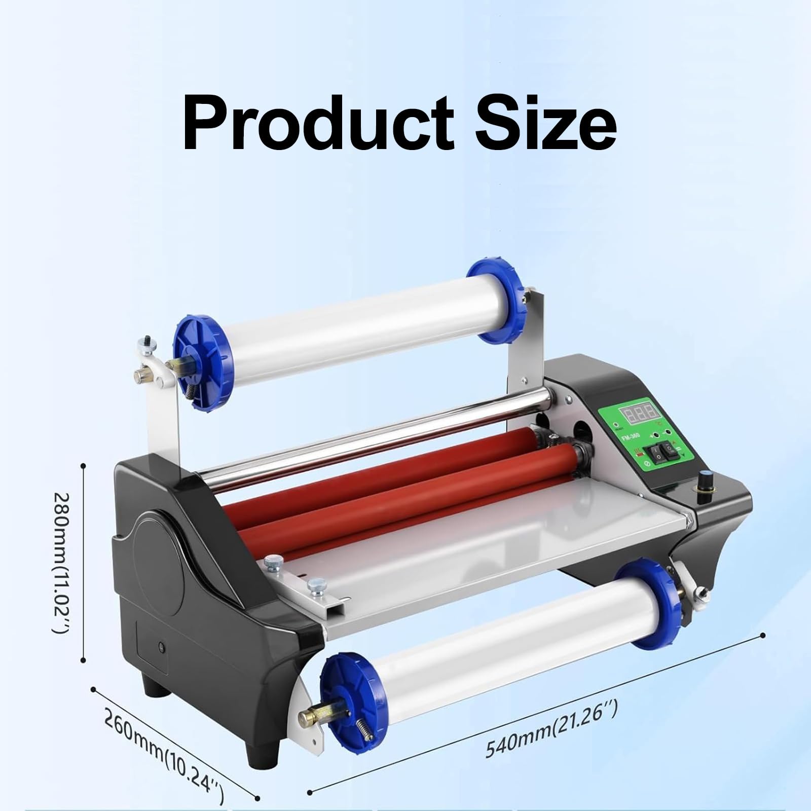 Plastificatrice Termica, Larghezza 35 Cm, Trasferimento A Caldo E A Freddo Da Rotolo A Rotolo, Monofacciale/bifacciale, Temperatura Regolabile Da 0 A 200 °c, Velocità Da 0 A 2 M/min, Spessore Da