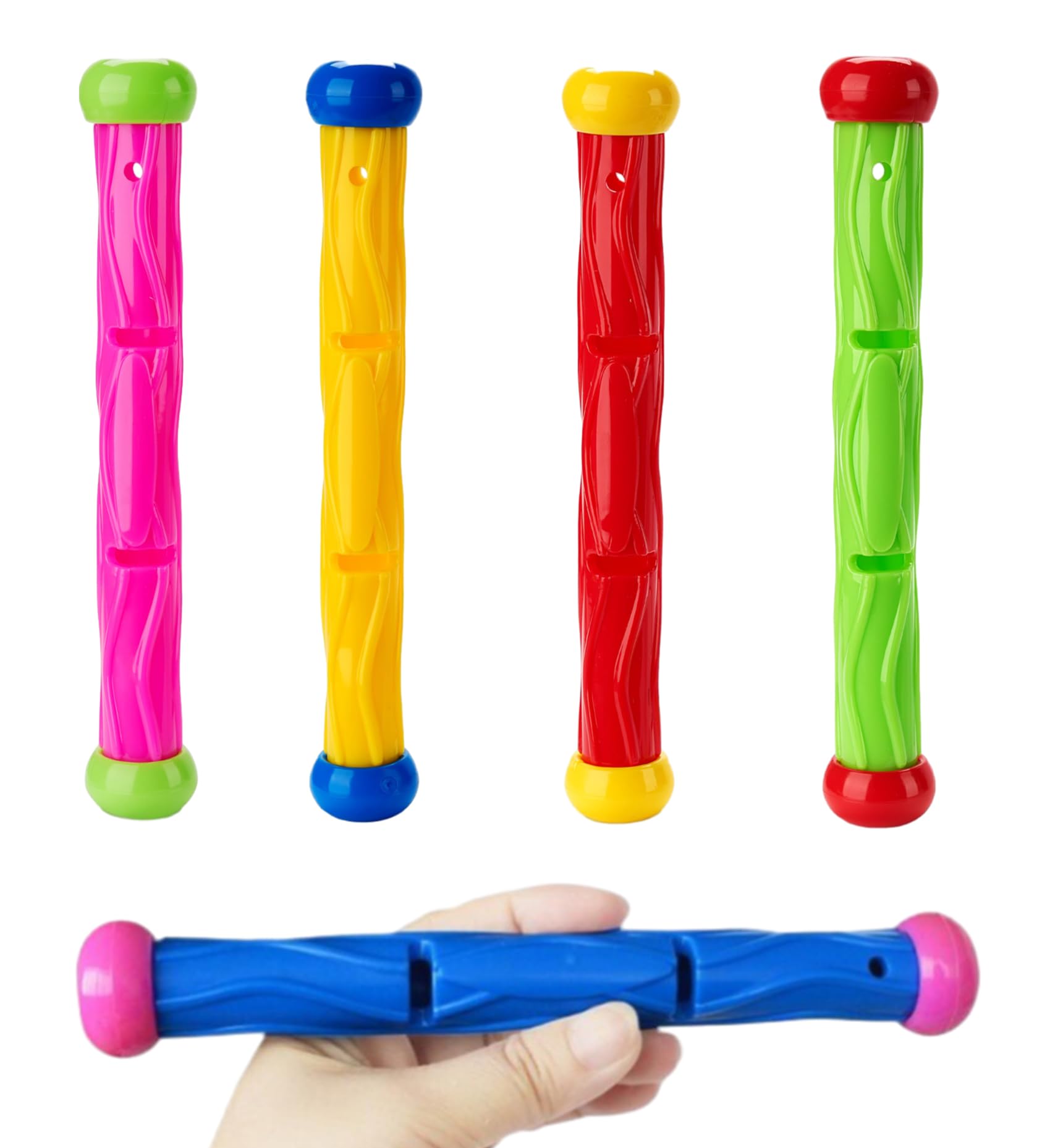 DuomamaColorful Underwater Dive Sticks - 5 Pcs Pool Training Tools for Kids - Suitable for Summer Fun