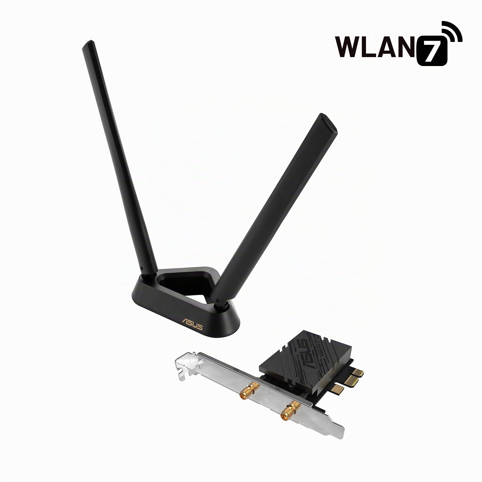 ASUS BE9400 Tri Band PCI-E WiFi 7 (802.11be) Bluetooth 5.4, WPA3 Netzwerksicherheit, OFDMA und MU-MIMO, Multi-Link-Betrieb, nur kompatibel mit lntel-Motherboards