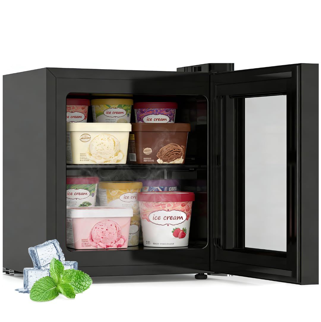 Kndko LSD-40 1.2 cu ft Compact Freezer Cream