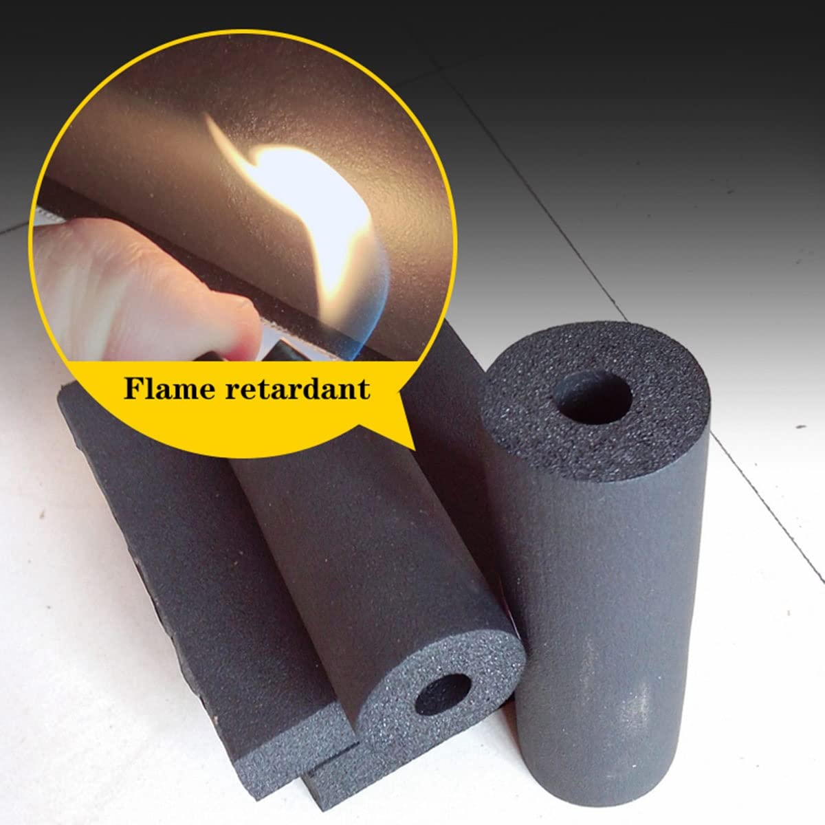 Izolacja rur, warstwa termoizolacyjna do rur klimatyzacyjnych, ID 6-32 mm x 9 mm grubości, długość 1,8 m/32 mm